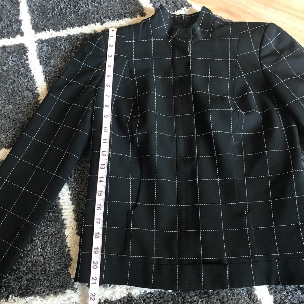 Bebe Windowpane Grid Print Jacket - Picture 8 of 8